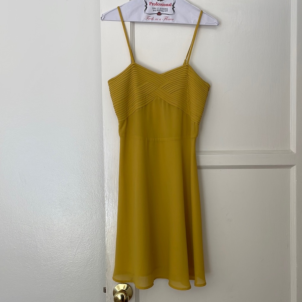 Vintage Yellow gold dress